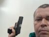 Vice-prefeito de Catende, Antônio do Egito, aparece em vídeo disparando arma de fogo contra parede de sua própria casa (reprodução/redes sociais)