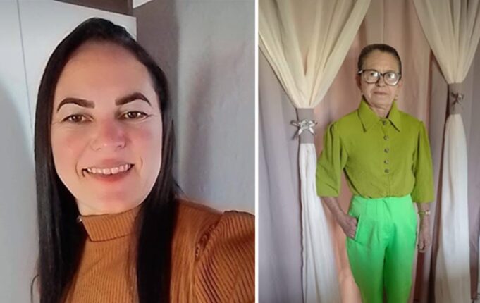 Ingraça Rejane e Maria Virgolino