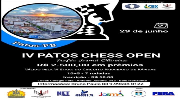 VI Etapa do Circuito Paraibano de Xadrez Rápido