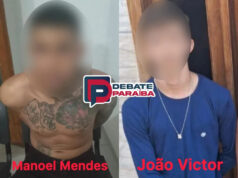 Suspeitos de homicídio em Aparecida são presos em Serra Grande