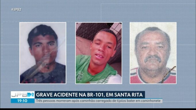 Três pessoas morrem em colisão entre caminhão e caminhonete na B-0