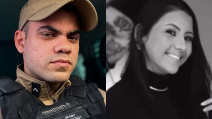 Cabo Luiz Miguel e Élida Nascimento