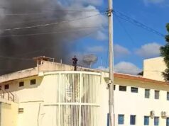 Princípio de rebelião: detentos faccionados entram em confronto no Presídio Romero Nóbrega, em Patos. Vídeos