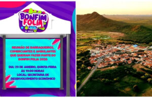 São José do Bonfim inicia organização do Bonfim Folia 2026 com reunião para comerciantes nesta próxima quinta-feira