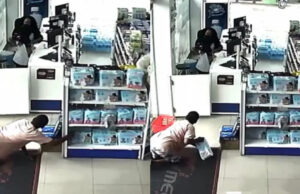 Homem é preso após furtar pacote de fraldas de farmácia no centro de Patos. Vídeo