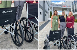 Hospital Day Unifip e Sicredi Patos promovem sorteio de cadeira de rodas em ação social