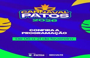 Prefeitura de Patos e Liga dos Blocos anunciam programação do Carnaval de Patos 2026. Confira