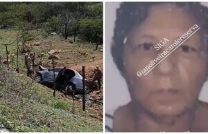 Mulher morre em capotamento de carro entre Jericó e Lagoa