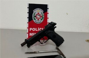 Polícia Militar detém suspeito de tentativa de roubo e apreende simulacro em Condado