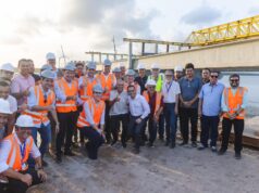 Nabor visita obras da Ponte do Futuro e destaca impacto para mobilidade e turismo na Paraíba