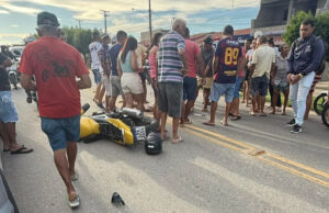 Homem fica gravemente ferido em acidente de moto em Conceição