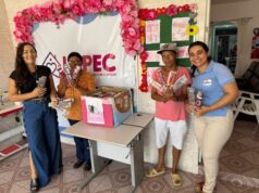 Saúde distribui 700 lenços com mulheres em tratamento contra o câncer em Patos e João Pessoa