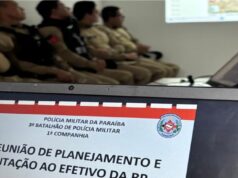 3º BPM realiza reunião de planejamento e orientações operacionais em Patos