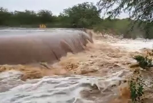 Após chuvas, Paraíba tem nove açudes sangrando