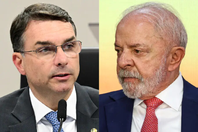 Flávio-Bolsonaro-e-Lula