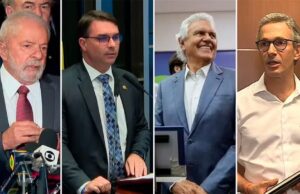 Datafolha: Lula empata com Flávio Bolsonaro, Caiado e Zema no 2º turno para presidente