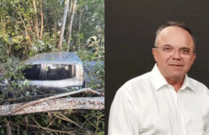 Jornalista Clilson Júnior e esposa sofrem acidente de carro em Santa Rita