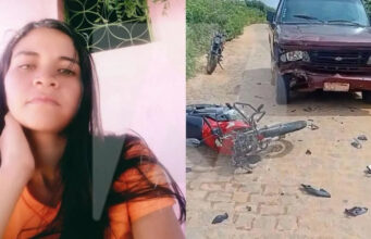 Mulher morre em colisão envolvendo caminhonete e moto na zona rural de Cacimbas