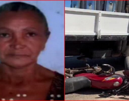 Idosa morre em acidente de moto em Imaculada
