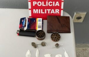 Polícia Militar apreende entorpecentes e conduz adolescente suspeito de envolvimento com tráfico em Matureia