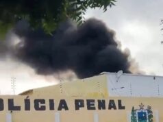 Princípio de incêndio é registrado na Cadeia Pública de Conceição. Vídeo