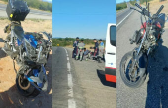Dois homens ficam feridos em colisão envolvendo motos na BR-230, em Patos