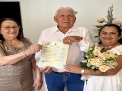 Pela primeira vez em mais de 90 anos de fundação, cartório de Catingueira realiza casamento civil