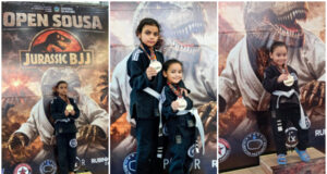 Irmãs patoenses conquistam ouro no jiu-jitsu no Open Sousa Jurassic BJJ