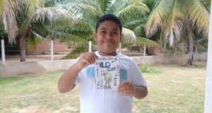 Criança de 11 anos desenha o próprio álbum da Copa em Sousa: “Tenho paixão pelo futebol”