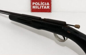 Polícia Militar apreende arma de fogo e munições durante patrulhamento em São Mamede