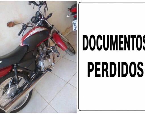 Homem oferece recompensa para quem encontrar documentos de moto perdidos em Patos