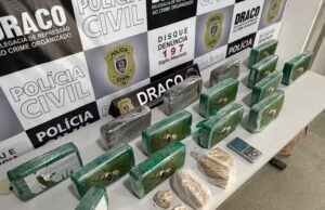 Mulher é presa e 20 kg de maconha que seriam traficados no São João de Campina Grande são apreendidos