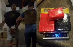 Homem é preso com quase 1 kg de maconha que seria usada na produção de “brownies” para venda da droga em Condado