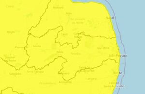 Inmet renova alerta de vendaval para todas as cidades da Paraíba
