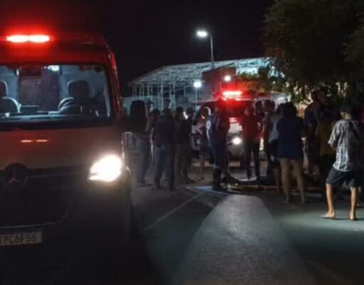 Ciclista fica ferido em colisão com moto em Condado
