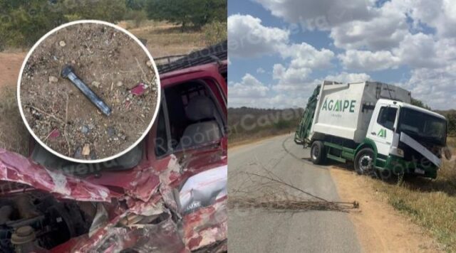 caminhao de lixo perde controle apos quebra no molejo e atinge d20 com seis passageiros na rodovia entre sousa e lastro 1787849897