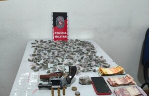 Polícia Militar apreende drogas, arma de fogo e dinheiro durante a Operação Paraíba Mais Segura em Patos