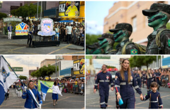 Patos realiza desfile cívico de 7 de Setembro com o tema “Patos educa, o Brasil cresce”